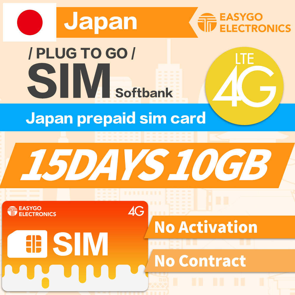 Orange Travel data sim card for Japan easygoelectronicsstore